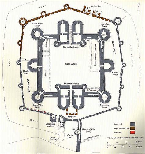 Beaumaris Castle Floor Plan - floorplans.click