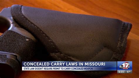 Understanding Missouri's conceal carry laws - YouTube