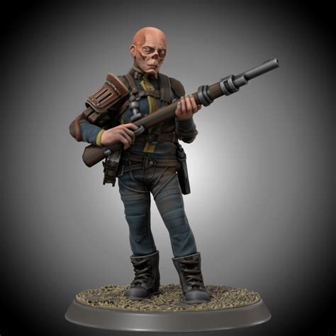 A ghoul from Fallout : r/HeroForgeMinis