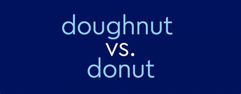 "Doughnut" vs. "Donut" – What's The Difference? | Dictionary.com