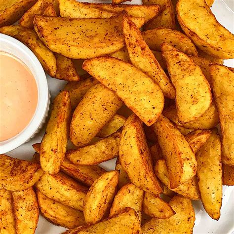 Air fryer Potato wedges - Air Fryer Yum