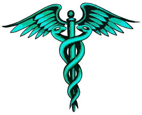 Caduceus Medical Symbol Tattoo