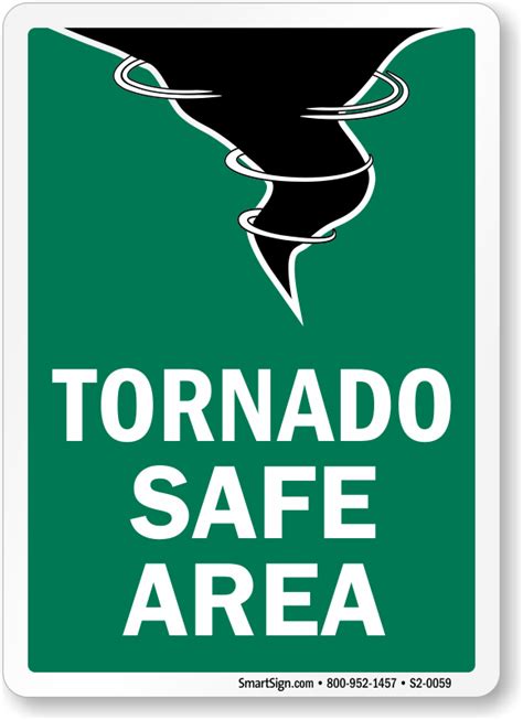 Tornado Shelter Signs - GlowSmart™ Tornado Shelter Signs