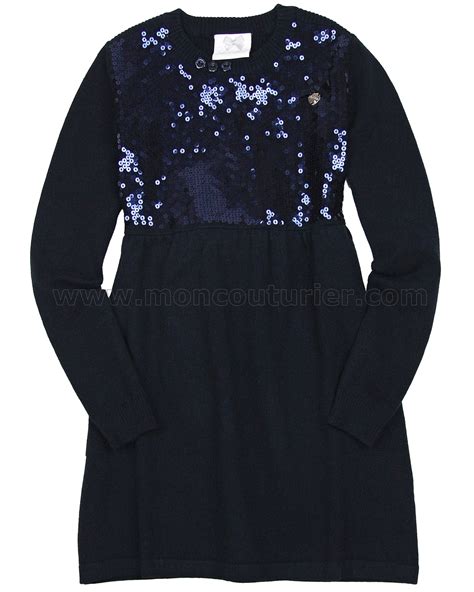 Le Chic Knit Dress with Sequin Front Navy - Le Chic - Le Chic Fall/Winter 2016/2017