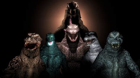 Evolution of Godzilla by DarknessRingoGallery on DeviantArt