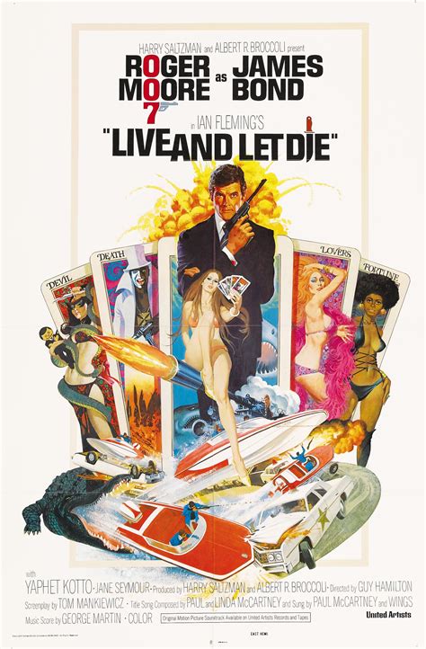 Live and Let Die | James bond movie posters, James bond movies, Bond movies