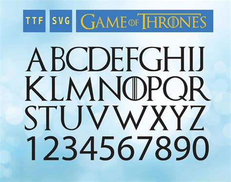 Game Of Thrones Font Free - Dafont Free