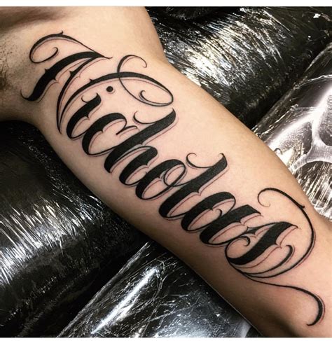 PINTEREST: @LOVEMEBEAUTY85 Last Name Tattoos, Forearm Name Tattoos, Tattoo Name Fonts, Tattoo ...