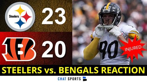 BAD T.J. Watt Injury + Steelers News & Rumors After WIN vs. Bengals On ...