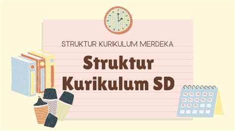 Struktur Kurikulum Merdeka SD - Kerangka Dasar - Yunandra