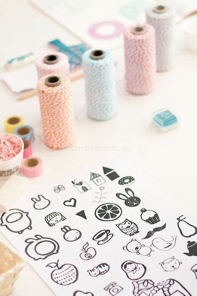 Design ideas for the rubber stamps!