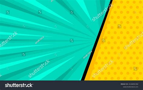 Colorful Comic Video Thumbnail Template Background Stock Vector ...