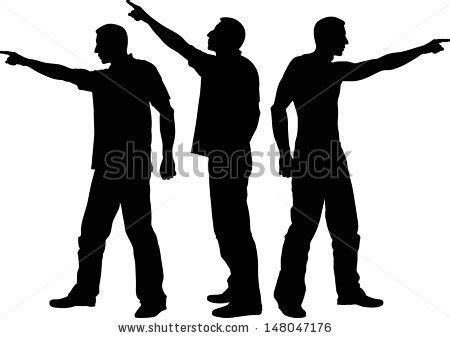 silhouette of man pointing to sky clipart png - Clipground