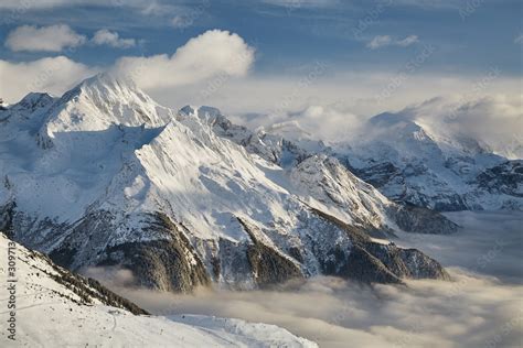 Snowy Mountain Range