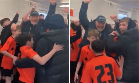 Rangers legend Ally McCoist joins in wild dressing-room celebrations ...