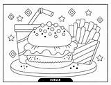 Burger Drawing Hamburger Cheeseburger Vector Cartoon Illustration Draw  sketch template