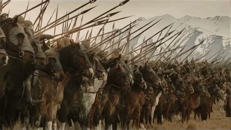 King Théoden's epic speech at the Pelennor Fields - YouTube