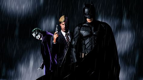 Wallpaper : Batman, The Dark Knight, Joker, Two Face, comics, DC Comics ...