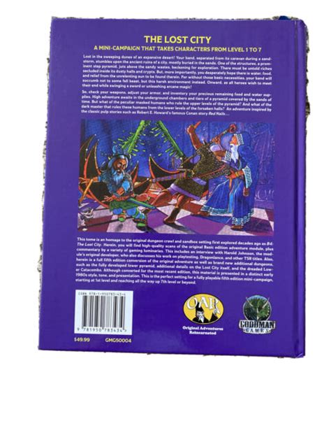 2020 Goodman Games Original Adventures Reincarnated #4: The Lost City! | eBay