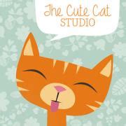 The cute cat