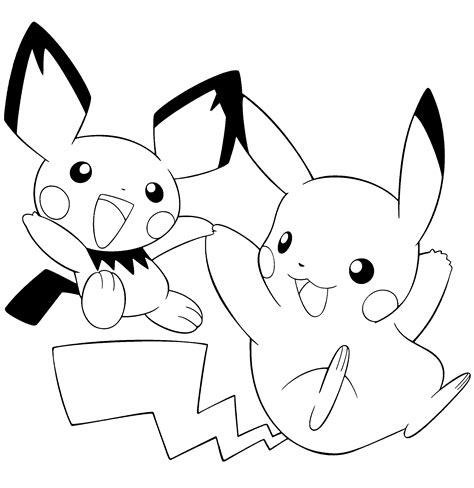 Pikachu Coloring Pages - 10 Free Pikachu Coloring Pages for Kids ...