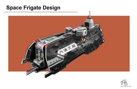 Space Frigate Design by JerryYeh712 on DeviantArt