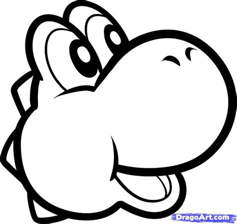 How to Draw Yoshi Easy, Step by Step, Video Game Characters, Pop Culture, FREE Online Drawing ...