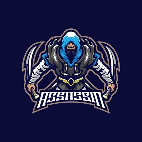 Assassin mascot vector logo free download