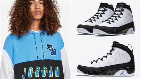 Air Jordan 9 University Blue Outfit Match | SneakerFits.com