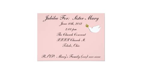 Nuns 50th Jubilee Celebration Invitations | Zazzle