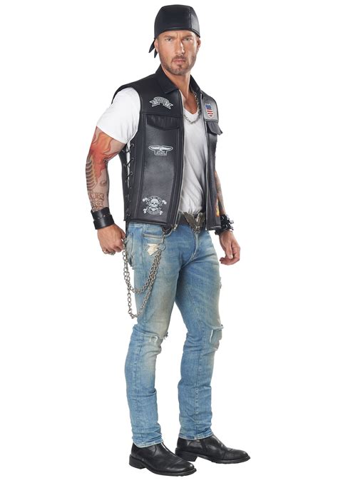 Biker Vest Adult Costume