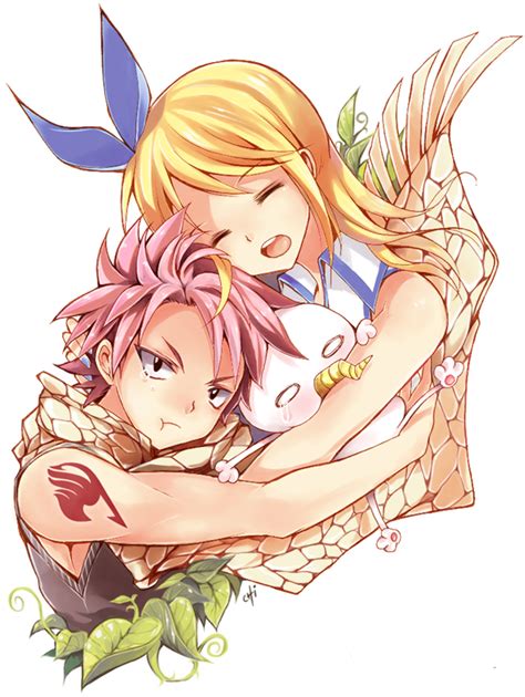 Natsu and Lucy the cute couple - Fairy Tail Photo (34890590) - Fanpop