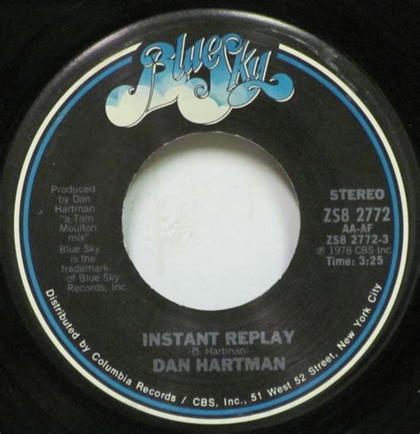 Dan Hartman - Instant Replay (1978, Vinyl) | Discogs