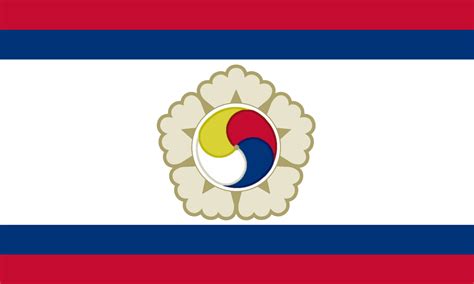 Flag of a United Korean Republic : r/vexillology