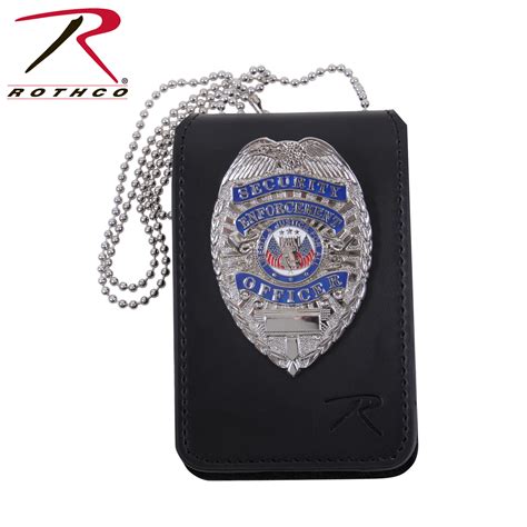 Rothco Universal Leather Badge & ID Holder