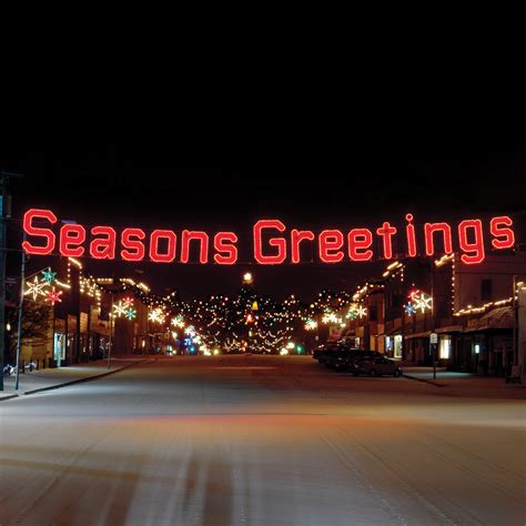 Outdoor Lighted Christmas Signs, Commercial Holiday Signs ...