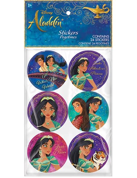 Stickers - Aladdin 24 Pk | Rockmans