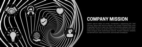 Company Mission Abstract Modern Banner Background 43037699 Vector Art ...