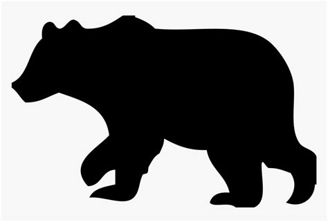 American Black Bear Polar Bear Grizzly Bear Clip Art - Bear Silhouette ...