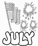 4th Of July Printable Coloring Pages sketch template