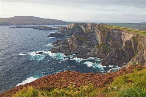 Beautiful Cliffs on the Atlantic Coast of Ireland. Stock Photo - Image ...