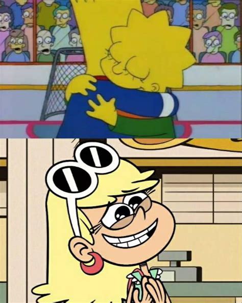 Leni Loud Adores Bart Lisa Hug by Ptbf2002 on DeviantArt