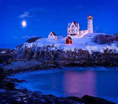 Winter Lighthouse Wallpapers - Wallpaper Cave