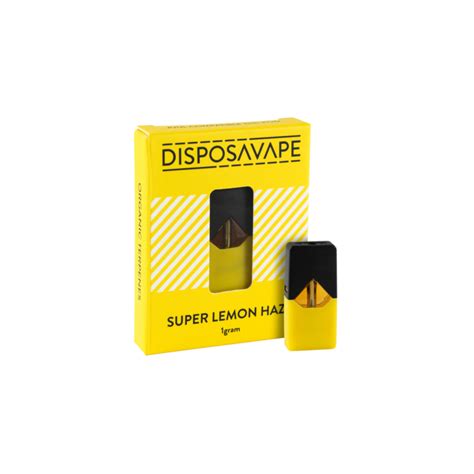 Super Lemon Haze THC Vape Pods for Juul Vapes - Disposavape.co