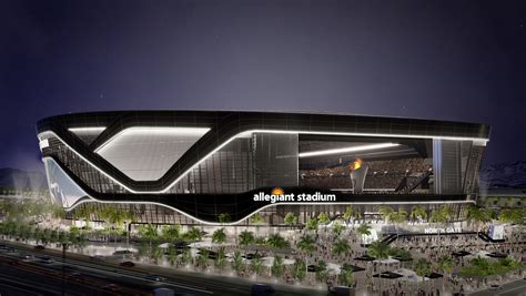 It's Official: Raiders Stadium is Allegiant Stadium; Naming Rights Deal Announced At Topping Out ...