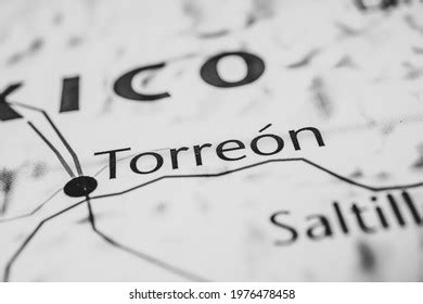 Torreon On Map Mexico Stock Photo 1976478458 | Shutterstock