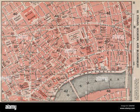 The strand london map hi-res stock photography and images - Alamy