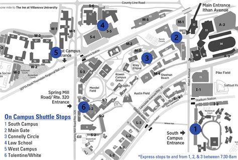 On Campus Shuttle Schedule | Villanova University