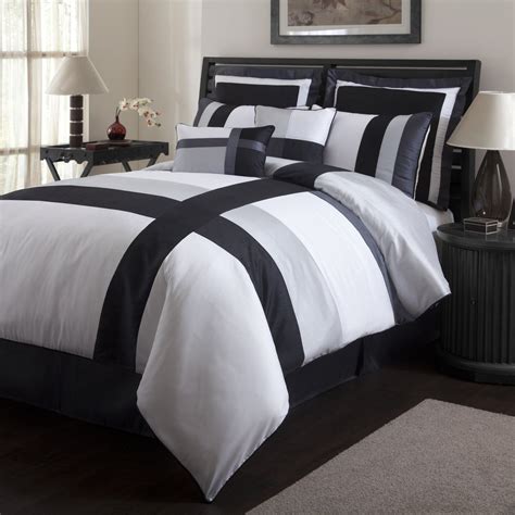 Black And White Striped Bedding - Foter