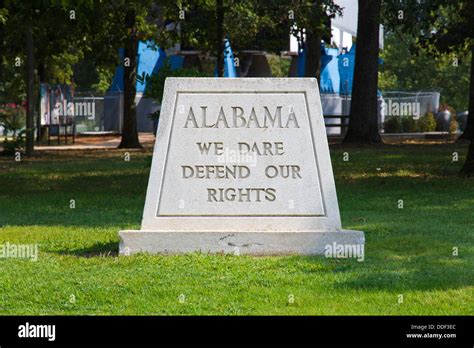 The Alabama state motto at the Alabama welcome center on Interstate 65 Stock Photo - Alamy